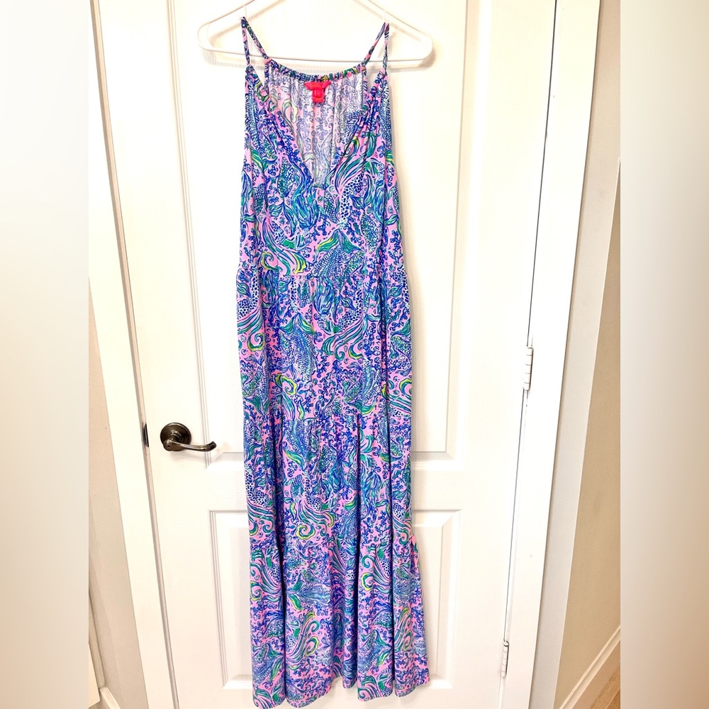 Lilly Pulitzer Pink and Blue sundress